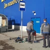 Обследование бетонного покрытия в зоне автобусной остановки ТЦ «МЕГА Дыбенко»